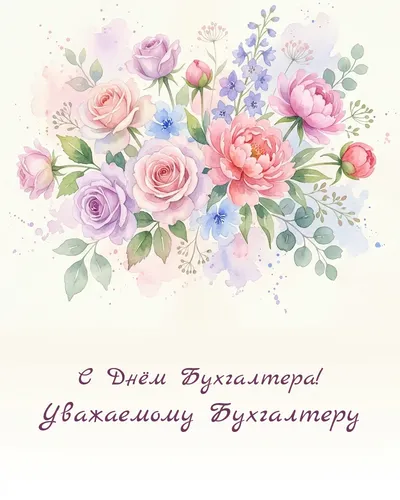 открытка с днём бухгалтера!